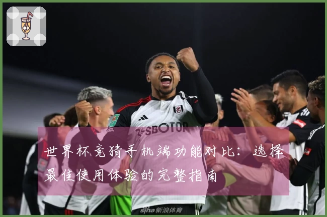 世界杯竞猜手机端功能对比：选择最佳使用体验的完整指南